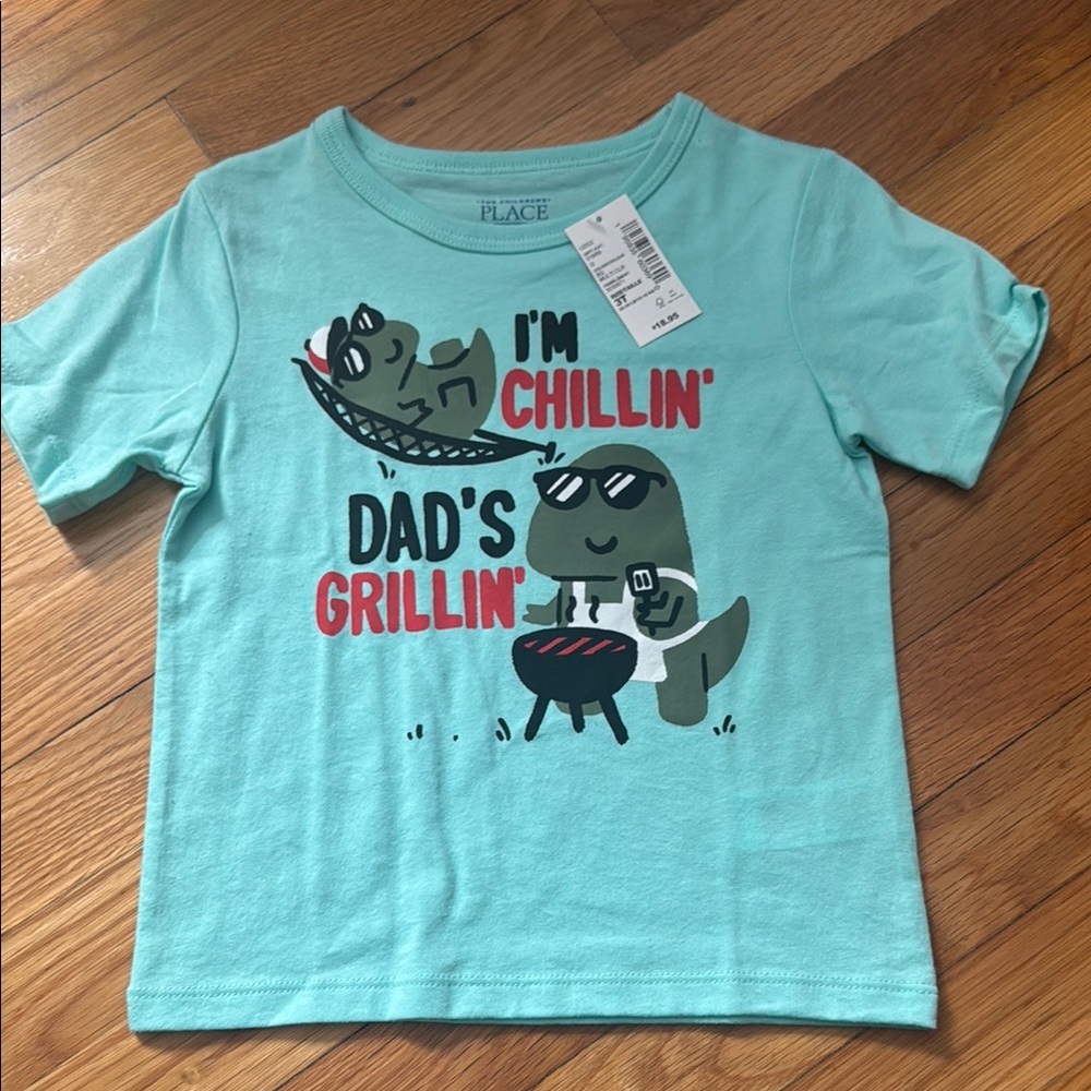 The Children's Place Aqua Kids T-Shirt